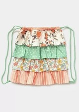 Matilda Jane Dream chasers In the ruffles drawstring backpack bag tote NWT 15x15