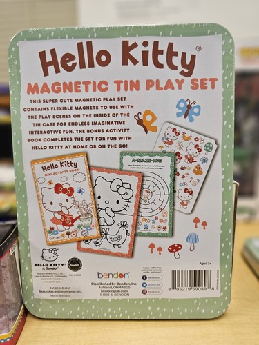Hello Kitty Magnetic Activity Tin Play Set with Die-Cast Metalfig - Combo - Picture 9 of 11