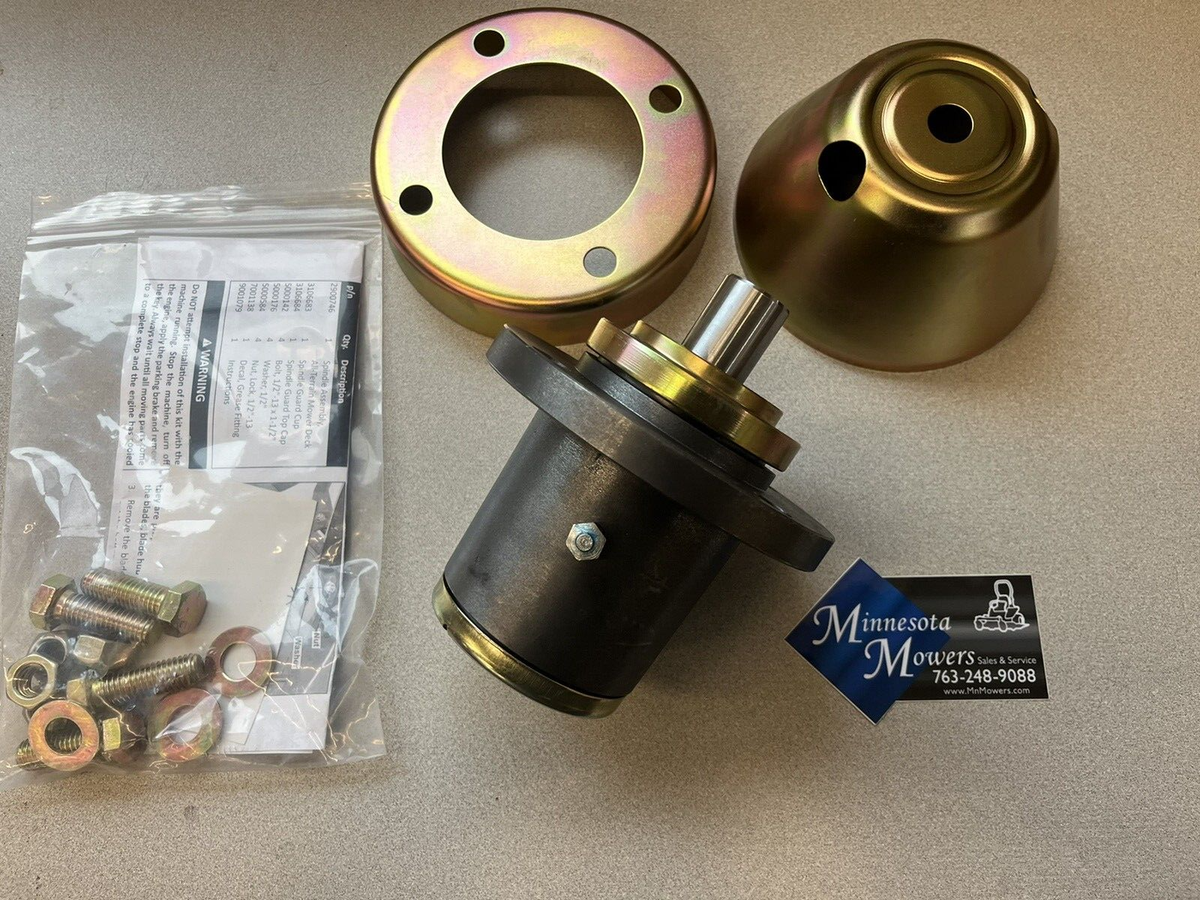 GENUINE OEM ALTOZ 2500793 HEAVY DUTY GREASABLE DECK SPINDLE ALL