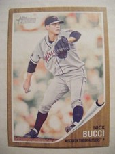 NICK BUCCI 2011 Topps Heritage Minors WISCONSIN baseball card SARNIA CANADA #71