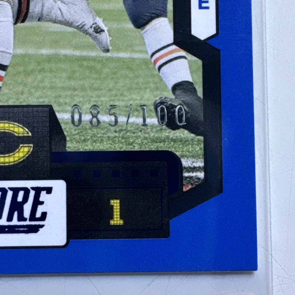 Justin Fields 2023 Panini Score Football BLUE Parallel 85/100 Chicago Bears🔥🔥 - Image 3 of 4