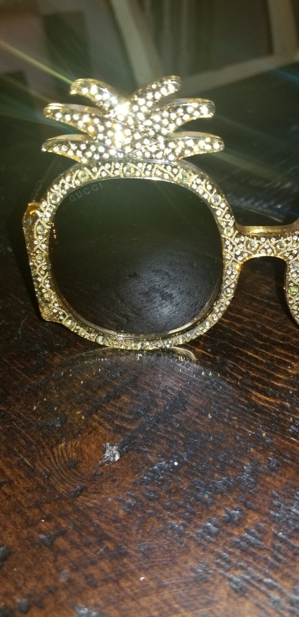 GUCCI★素敵！HOLLYWOOD FOREVERサングラス GUCCI Acetate Crystal Hollywood Forever Tear Drop Sunglasses