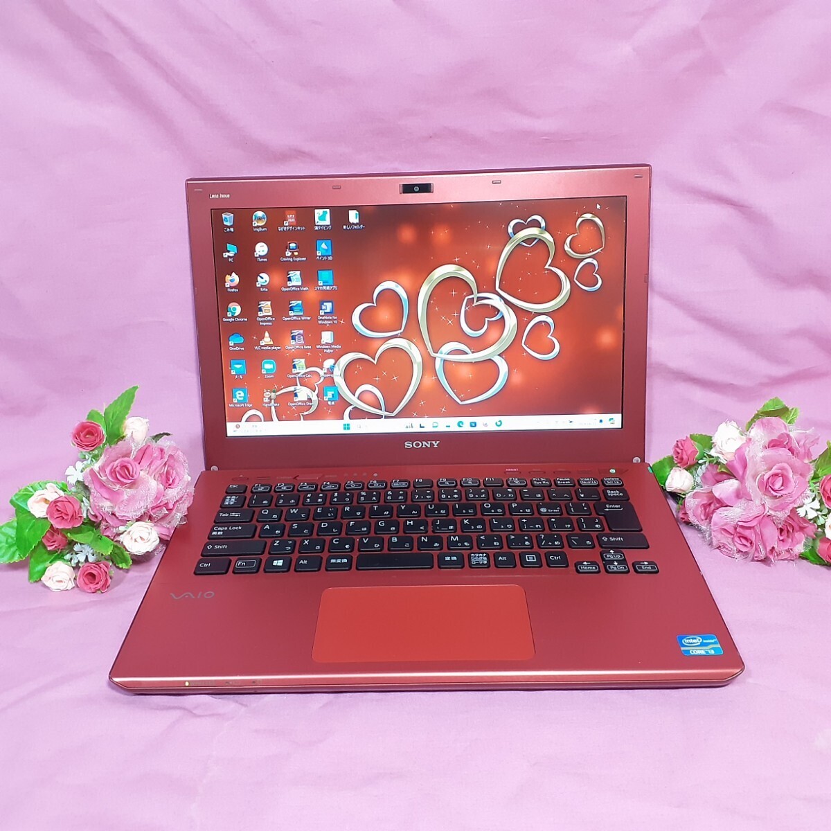 SONY VAIO Laptop Red Windows11 2nd generation i3 USB3.0 14 SONY VAIO Laptop Red Windows11 2nd generation i3 USB3.0 14