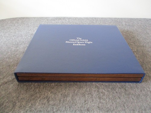 1977 FRANKLIN MINT NASA MANNED SPACE FLIGHT EMBLEM (25 STERLING) w/DISPLAY CASE - Picture 21 of 24