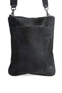 Coach Pony Hair Leather Adjustable Mini Crossbody Wallet Handbag Black | eBay