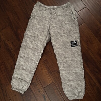 Supreme x The North Face Paper Print Nuptse Winter Pants Sz