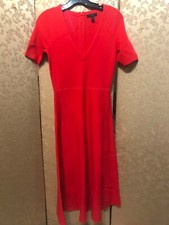 24 HR FLASH SALE! J. Crew Red Long Midi MERINO Sweater Dress Size XS