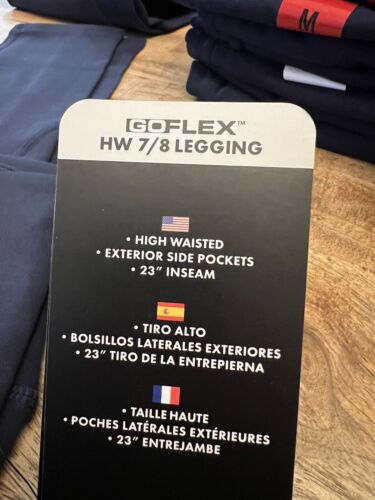 Skechers Go Walk New Women's Leggings High Waisted Activewear in NAVY - (MEDIUM) - Picture 9 of 16