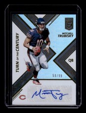 2017 Elite Turn of the Century Autographs #2 Mitchell Trubisky Auto /99 - NM-MT