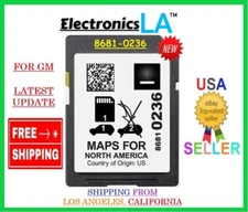 🔥SD Card Navigation For Chevrolet/Buick/GMC/Cadillac/GM GPS 8681 0236 2019-2022