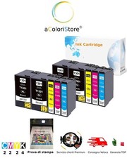 10 Cartucce per Epson WF 525 630 3010 3500 3520 3530 3540 7015 7515 7525