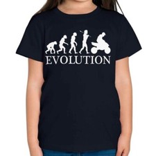 Quad Moto Évolution De Homme Enfants T-Shirt Cadeau Vêtement