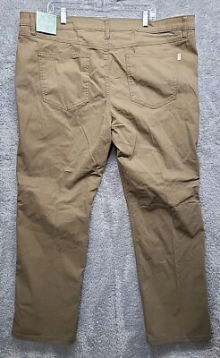New Magellan Outdoor Pants 42Wx 32L Men s Tan Chino Stain Release Denim