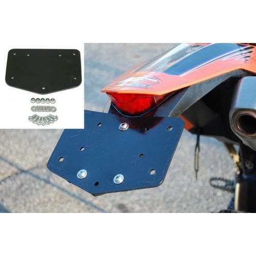 Enduro Engineering License Plate Holder KTM Honda Yamaha Suzuki Kawasaki 22-700 - Picture 3 of 3