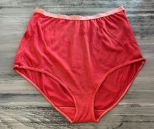 VTG Jockey For Her Panties Size 7 Cotton Nylon Blend 90s Sheer Hi Cut Hi Leg