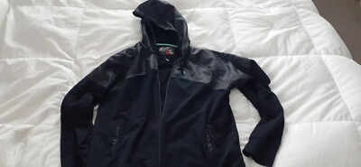 Amplify Black Hooded Sweatshirt, Zip Up, XL