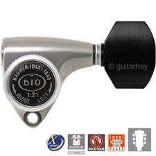 NEW Gotoh SGV510Z-EN07 MGT L3 R3 LOCKING Tuners Set 3x3, ANTIQUE X-FINISH NICKEL