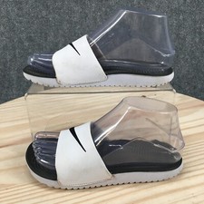 Nike Sandals Youth 2 Kawa Slide White Slip On Comfort Casual Open Toe 819352-100
