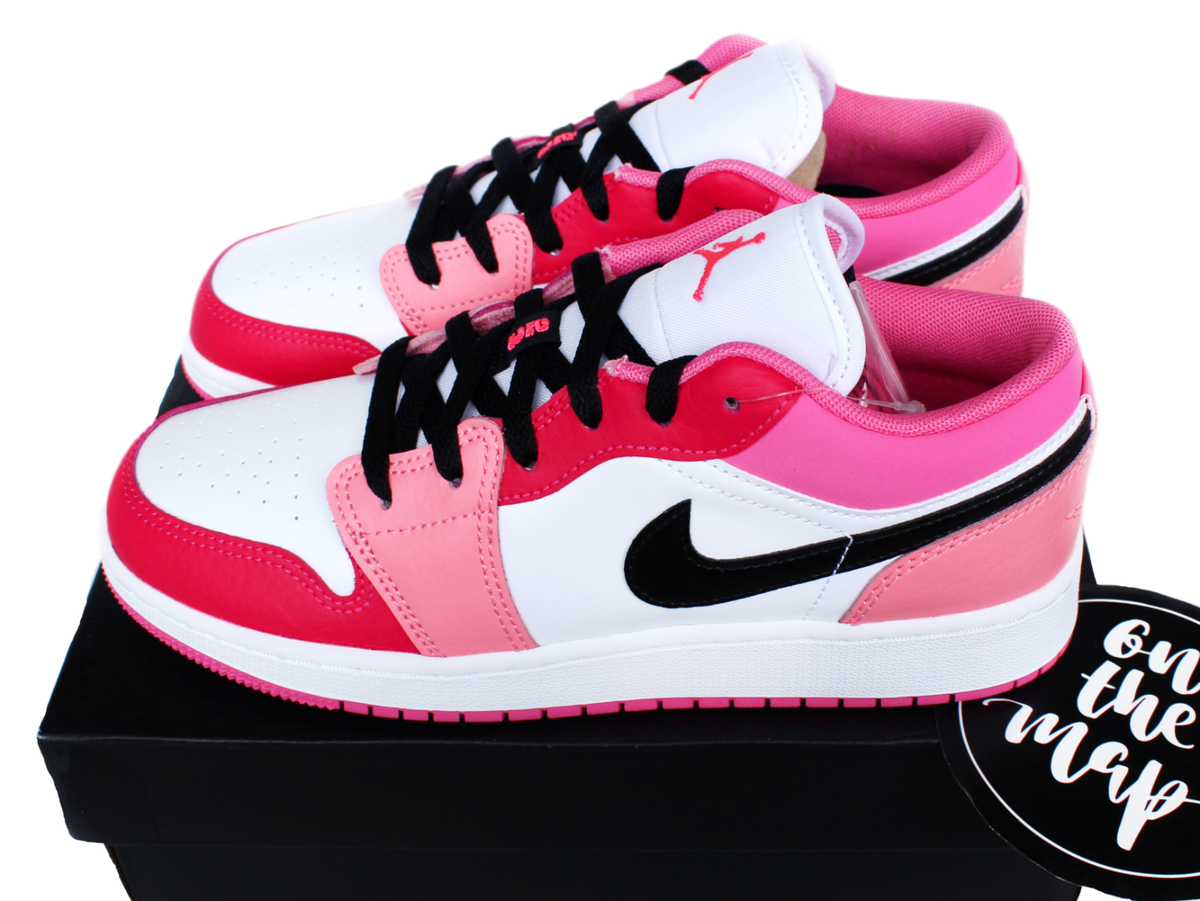 Nike Air Jordan 1 Low Pink Red Pinksicle GS UK 5 US 5.5 EUR 38