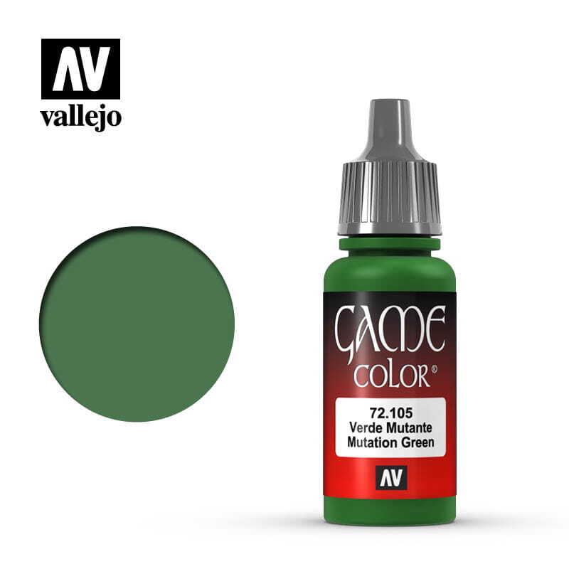 VALLEJO GAME COLOR 72105 MUTATION GREEN 17ml (Acrylic Paint)
