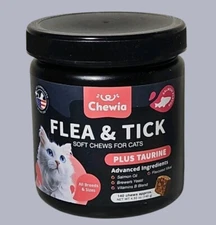 Chewia Natural Prevention Control Treatment  - Salmon Flavor - 140 ct - 07/2027