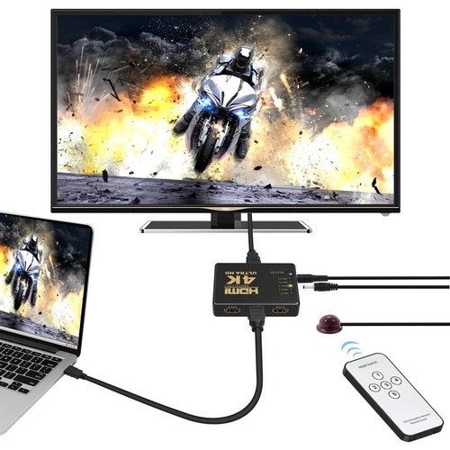5-Port HDMI Switch Switcher Selector Splitter Hub Box 4K 1080P For TV PC - Picture 3 of 6
