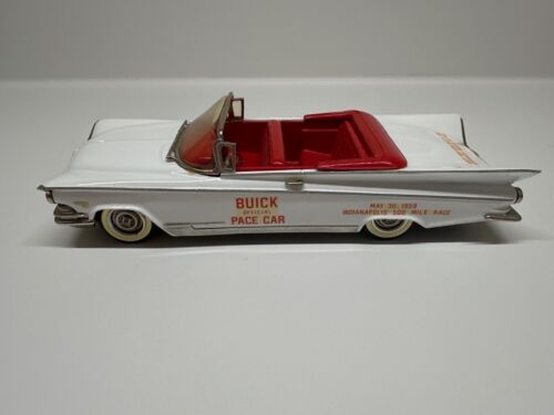 1959 BUICK ELECTRA Convertible INDY PACE Western Models 1/43 White Metal - Picture 3 of 9