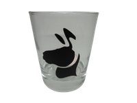 "Teelicht Glas Windlicht Print \"Lama Kopf\" Handmade Unikat Party Trinkglas"