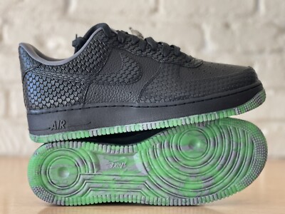 Nike Air Force 1 '07 PRM Retro Halloween Black Smoke Grey FQ8822-084 Men Size 11