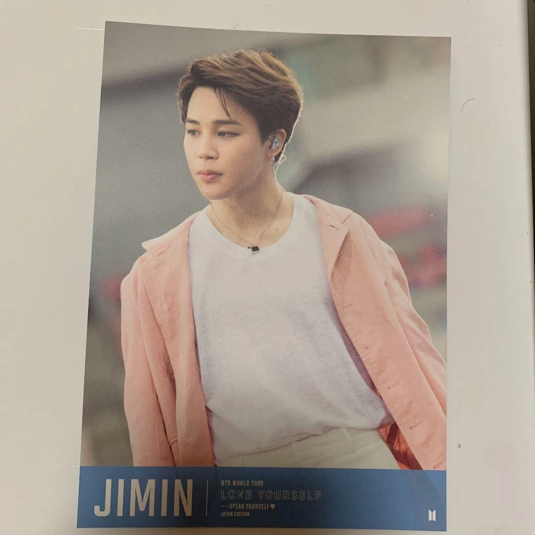 BTS JIMIN LOVE YOURSELF SPEAK YOURSELF JAPAN EDITION Blu-ray Photo Card SYS  LYS