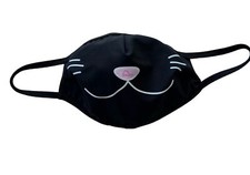 Kostium Halloween Kotek Różowy kształt serca Nos Whisker Maska na twarz Zmywalna