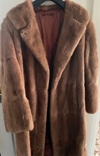 Vintage - Real Musquash Coat - Honey/Mustard Colour