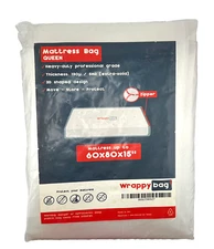 Wrappy Bag Mattress Storage Protector Bag Queen Size - 1 Count, New