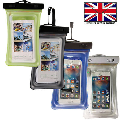 WASSERDICHTE UNTERWASSER TROCKEN TASCHE ETUI HÜLLE - WASSERSENSOR für alle APPLE IPHONE