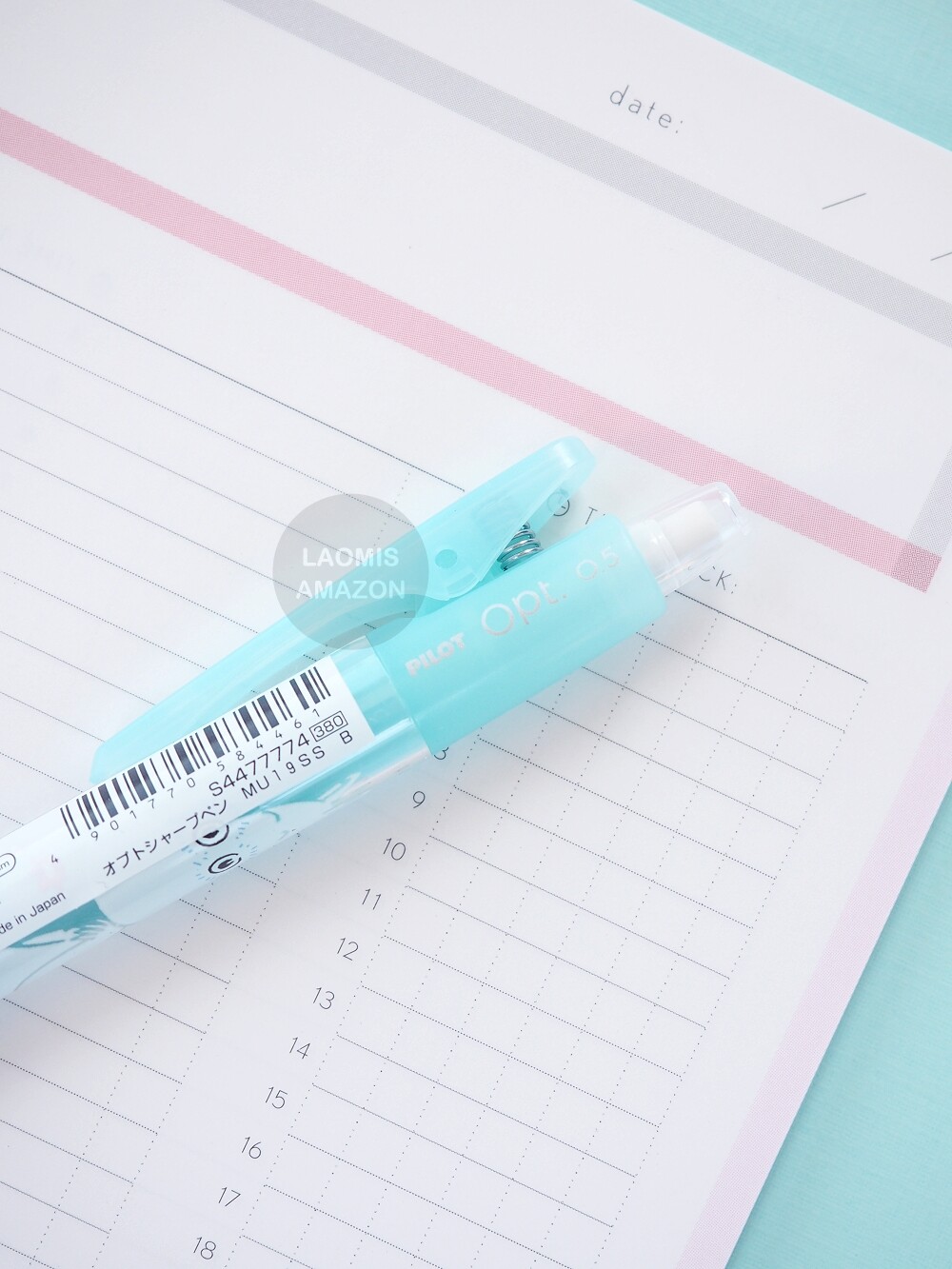 Pilot Opt Moomin Mechanical Pencil 0.5mm / Little My / Blue