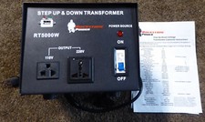 ROCKSTONE POWER Voltage Converter Transformer - Step Up/Down 110V/120V/220V/240V