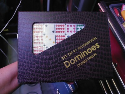 Set of Professional Dominoes Double 12 