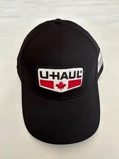 U HAUL Healthierv U Vancouver Logo Black Adjustable Baseball Cap Hat One Size