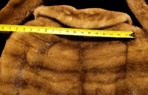 Vtg Genuine Mink Fur Cape/Stone Marten Stole Shawl WAGNER & CARLSON MINNEAPOLIS - Picture 16 of 18