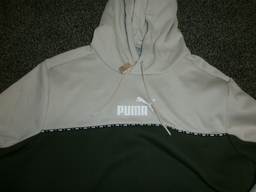 Sudadera con Capucha Para Hombres Talla GRANDE Oscura Dreen & Tan PUMA TOTALMENTE NUEVA - Imagen 2 de 3