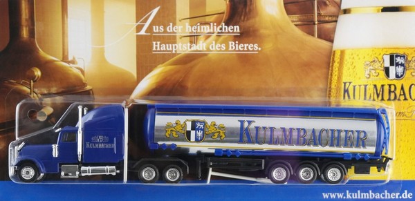 Kulmbacher Brauerei Lkw Modell 1:87 Tankwagen Us Truck Tanker Premium Pils-image
