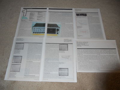 The Carver Receiver Review '84, Full Test, 5 pg Bob Carver Sonic Holography
