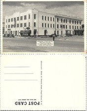 Vintage RPPC General Tyler Hotel West Point Georgia Drug Store