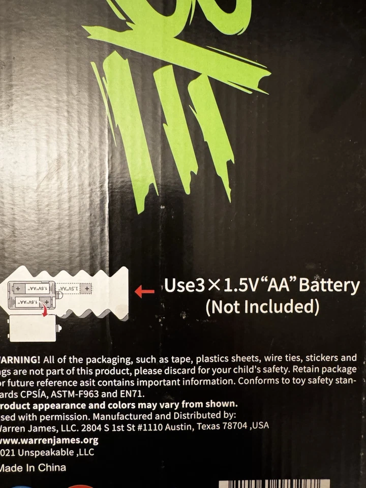 Brilla en la oscuridad MineCraft Pixel Sword Diamante LED Luces Intermitentes Verde Halloween Foto 3 de 4