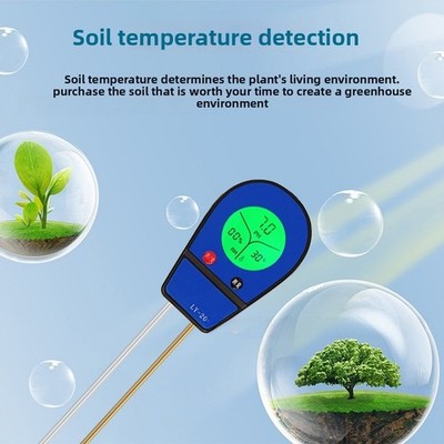 LCD Display Bodentester zur Überwachung auf pH-Feuchte und Temperatur