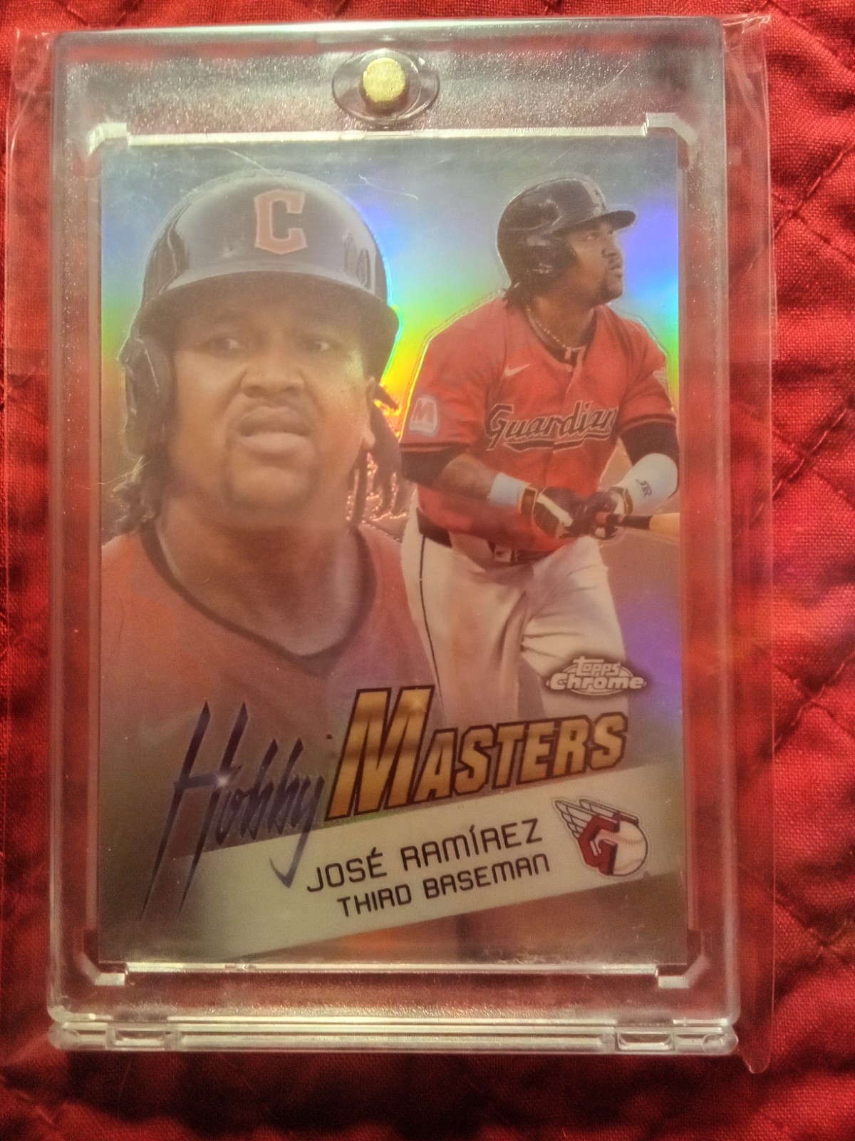 2025 Topps Chrome Jose Ramirez HM-14 Hobby Masters Insert SSP Guardians Case Hit