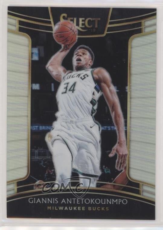 2018-19 Panini Select Concourse Silver Prizm Giannis Antetokounmpo #13 09gn