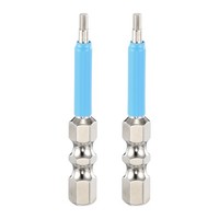 "2X 2Mm Sechskant-Bits FüR Schraubendreher, 1/4\" 2\" S2"