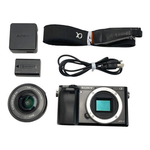 Sony A6400 Negro Inglés OK! (SC3113!!) Cuerpo solo de Japón 2575629 negro - Imagen 2 de 8