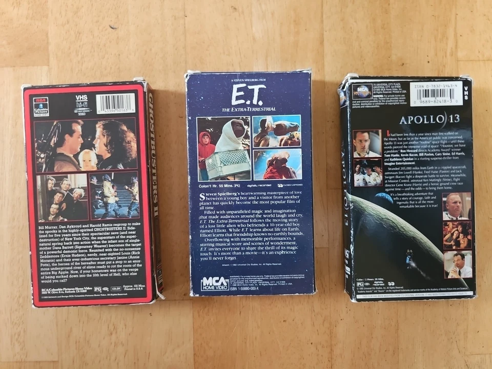 Lot of 9 VHS Tapes Vintage Movies 80s 90s Comedy Action Adventure - Image 3 of 4